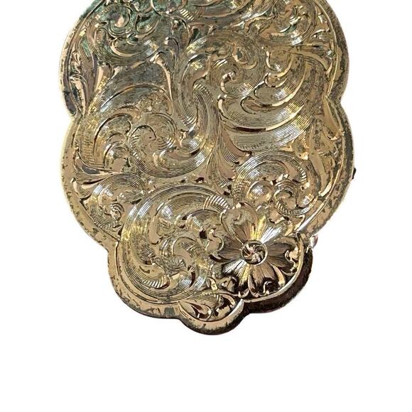 Vintage Montana Silversmiths Floral Women’s Girls Belt Buckle Western Preloved main image 6